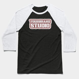 Logotype Embroidery Effect Baseball T-Shirt